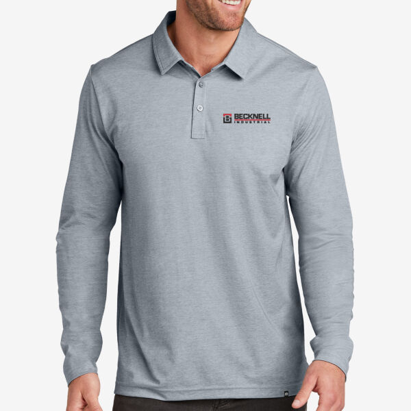   - Oceanside Heather Long Sleeve Polo Thumbnail