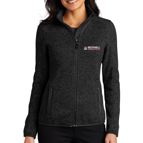    - Women's Sweater Fleece Jacket Thumbnail