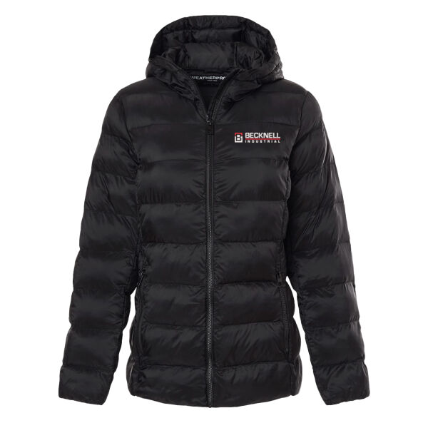    - Women's Lightweight Poly-filled Hooded Puffer Jacket Thumbnail