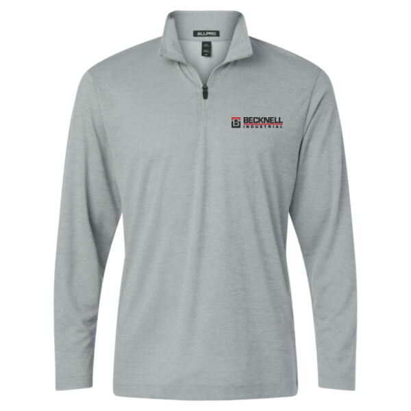   - Men's Pro-Lock Performance Mélange Quarter-Zip Pullover Thumbnail