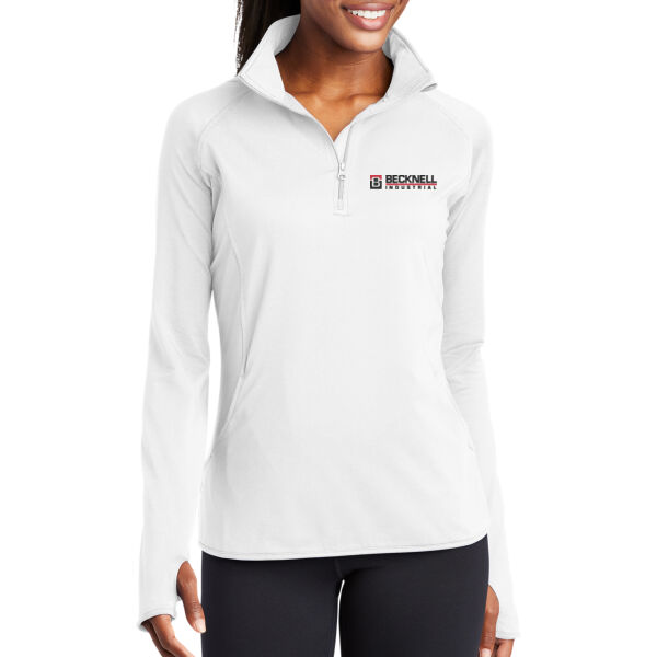   - Women's Sport Wick ® Stretch 1/4 Zip Pullover Thumbnail