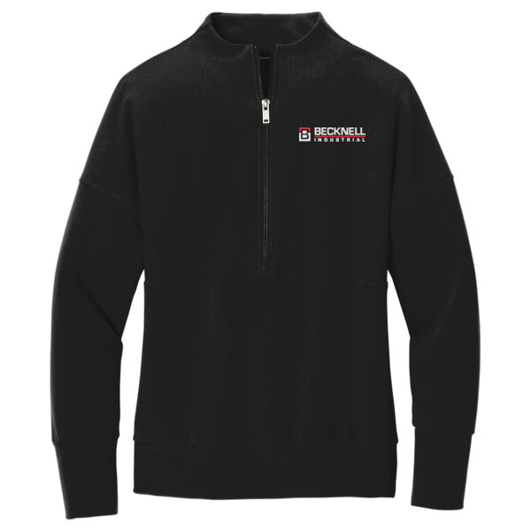    - Women's Linear Texture 1/4 Zip Thumbnail