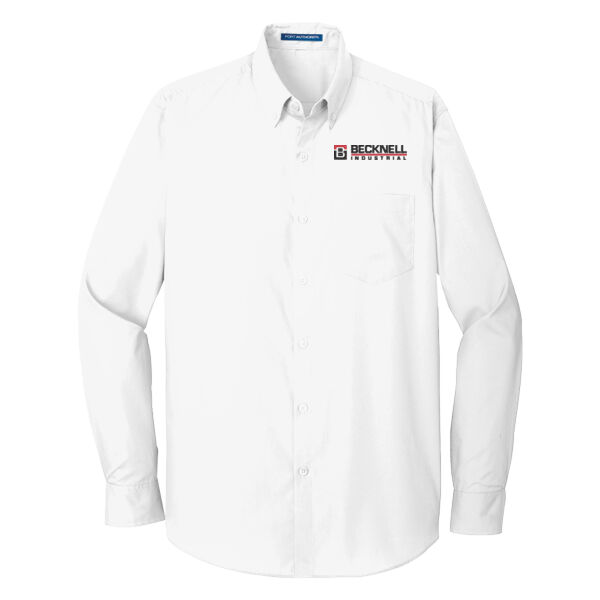   - Long Sleeve Carefree Poplin Shirt Thumbnail