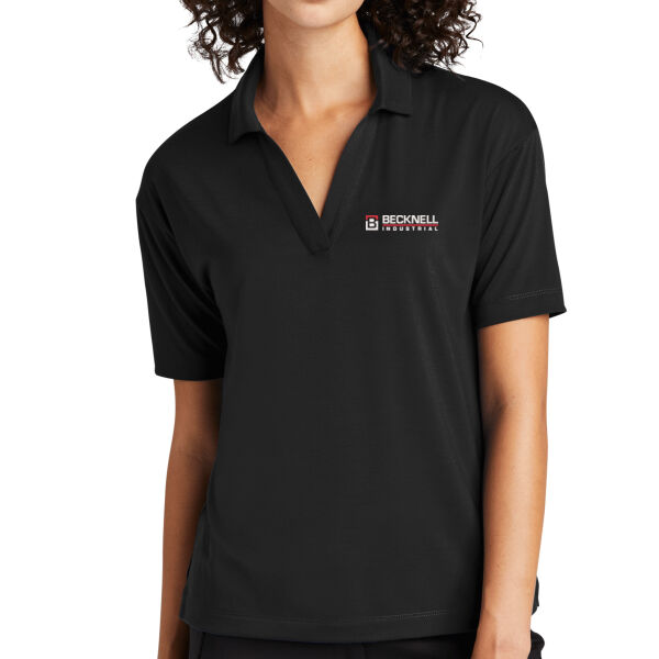    - Women's Stretch Jersey Polo Thumbnail