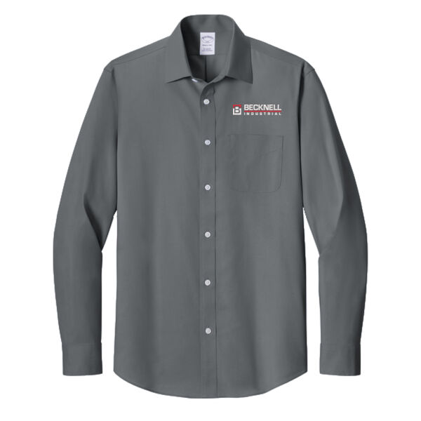    - Wrinkle Free Stretch Pinpoint Spread Collar Shirt Thumbnail