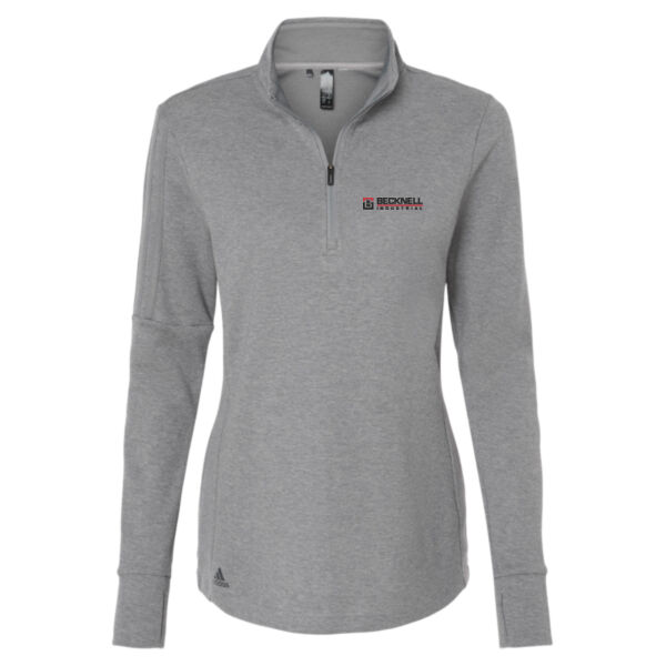   - Women's 3-Stripe Quarter-Zip Sweater Pullover Thumbnail