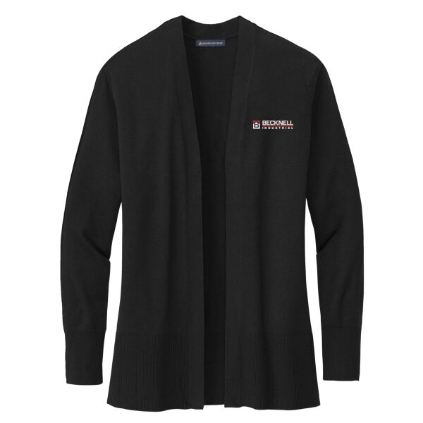    - Women's Cotton Stretch Long Cardigan Sweater Thumbnail
